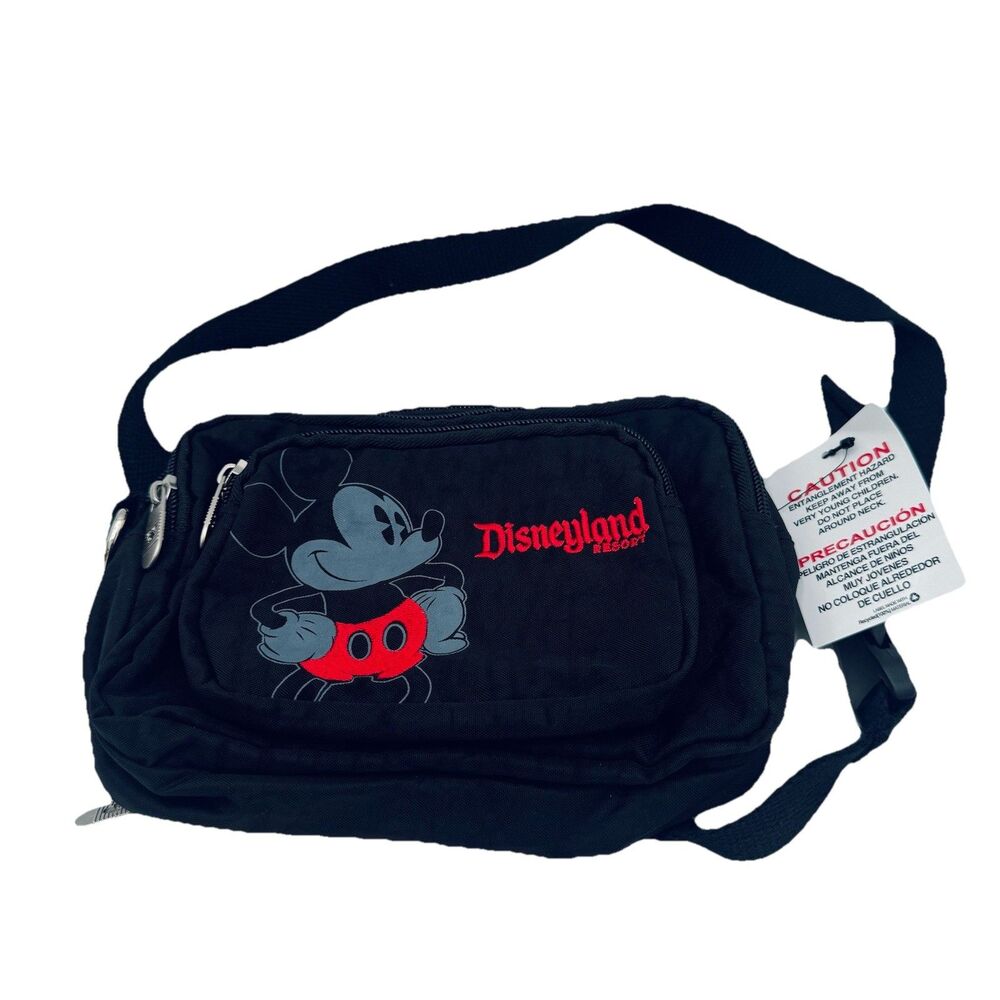 Disneyland Disney Parks Mickey Mouse Fanny Pack Waist Bag New No Shoulder Strap